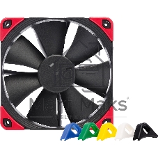 Вентилятор корпусной Noctua NF-F12 PWM chromax черный, 120 мм, 300-1500 об/мин, 22.4 дБ, 4 pin PWM, без подсветки