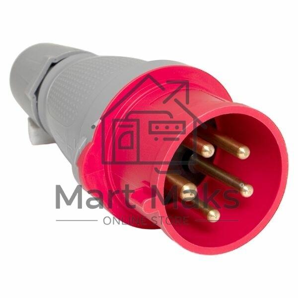 Вилка переносная 025 3Р+РЕ+N 32А 380В IP44 PROxima EKF ps-025-32-380-PRO