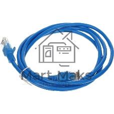 Патч-корд UTP Cablexpert cat.5e, 1.5м, литой, многожильный, синий