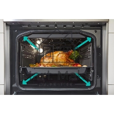 Плита электрическая Gorenje GEC5C61WG белый, конфорок 4 электрических, духовка 70 л, 50 см x 85 см x 59.4 см (без крышки)