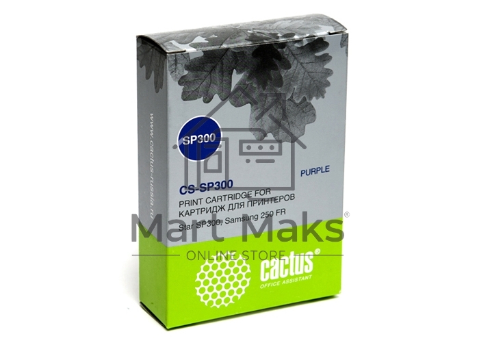 Картридж матричный Cactus CS-SP300 фиолетовый (1 800 000 знаков) для Star SP300/Samsung 250 FR