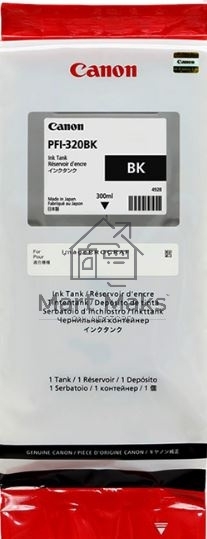 Картридж струйный Canon PFI-320 BK 2890C001 черный (300мл) для Canon Canon imagePROGRAF TM-200/205