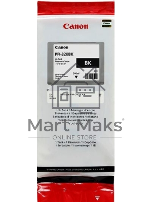 Картридж струйный Canon PFI-320 BK 2890C001 черный (300мл) для Canon Canon imagePROGRAF TM-200/205