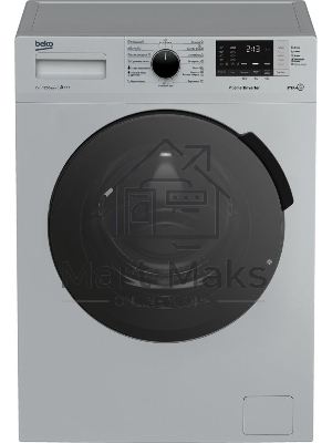 Стиральная машина Beko RSPE78612S серебристый, загрузка фронтальная 7 кг, 1200 об/мин., класс: А
