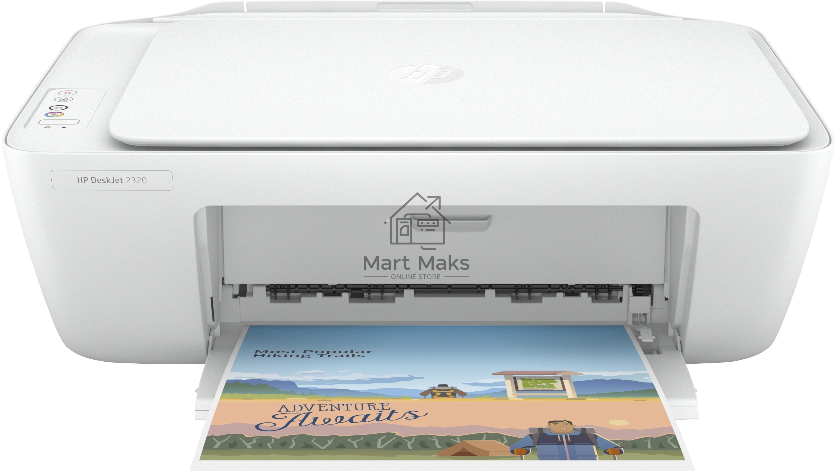 МФУ струйный HP DeskJet 2320 (7WN42B), A4, цветной, печ. до 7.5 стр/мин. (ч/б) до 5.5 стр/мин. (цвет), 1200 x 1200 dpi (ч/б) 4800 x 1200 dpi (цвет), USB