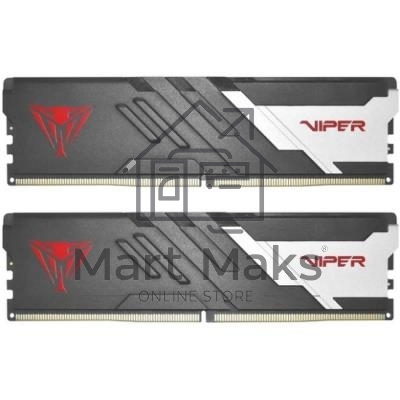 Оперативная память Patriot Viper Venom, DDR5, 64GB (2x32GB), 5200MHz, CL40, DIMM, с радиаторами, черный