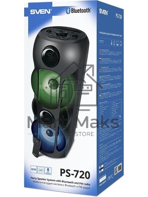 Мобильные колонки Sven PS-720 2.0 черные