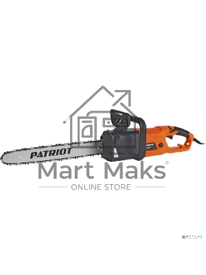 Пила цепная электрическая PATRIOT ES 2618, 2.5кВт,18' шина, продольный двигатель, плавный пуск, бесключевая натяжка цепи