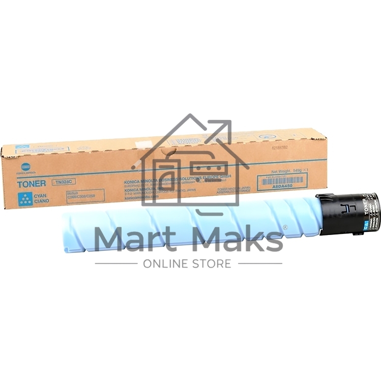 Картридж лазерный TN­328C Konica Minolta для C250i/C300i/C360i, 28К голубой AAV8450