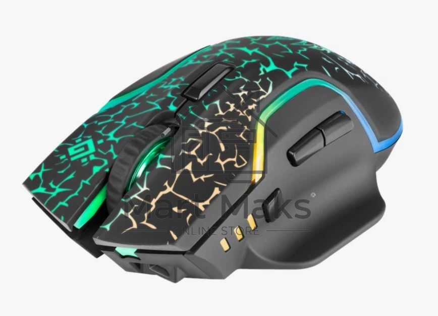 Мышь беспроводная Defender Oneshot GM-067 черный, 3200 dpi, радиоканал, USB, кнопки - 7