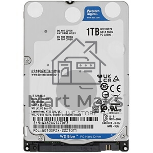 Жесткий диск HDD WD Blue 1Tb 5400rpm SATA 128Mb 2.5