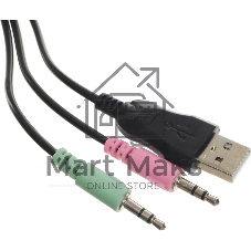 Комплект клавиатура+мышь Defender Tor MHP-127 проводной, USB, 3200 DPI, чёрный