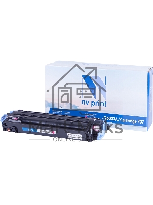 Картридж лазерный NVPrint совместимый HP Q6003A/Can707 Magenta для LJ Color CM1015MFP/1017MFP/1600/2600N (2000k)