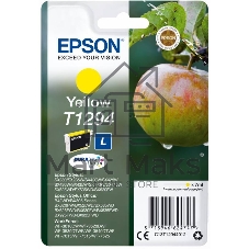 Картридж струйный Epson T1294 (C13T12944012/C13T12944011/C13T12944010) желтый, 7 мл., для SX420/425/525WD/B42WD/BX320FW