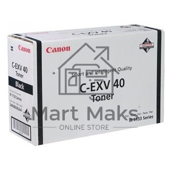 Картридж лазерный Canon C-EXV40 TONER BK EURC-EXV40 3480B006 черный (6000стр.) для Canon iR1133/1133A/1133iF