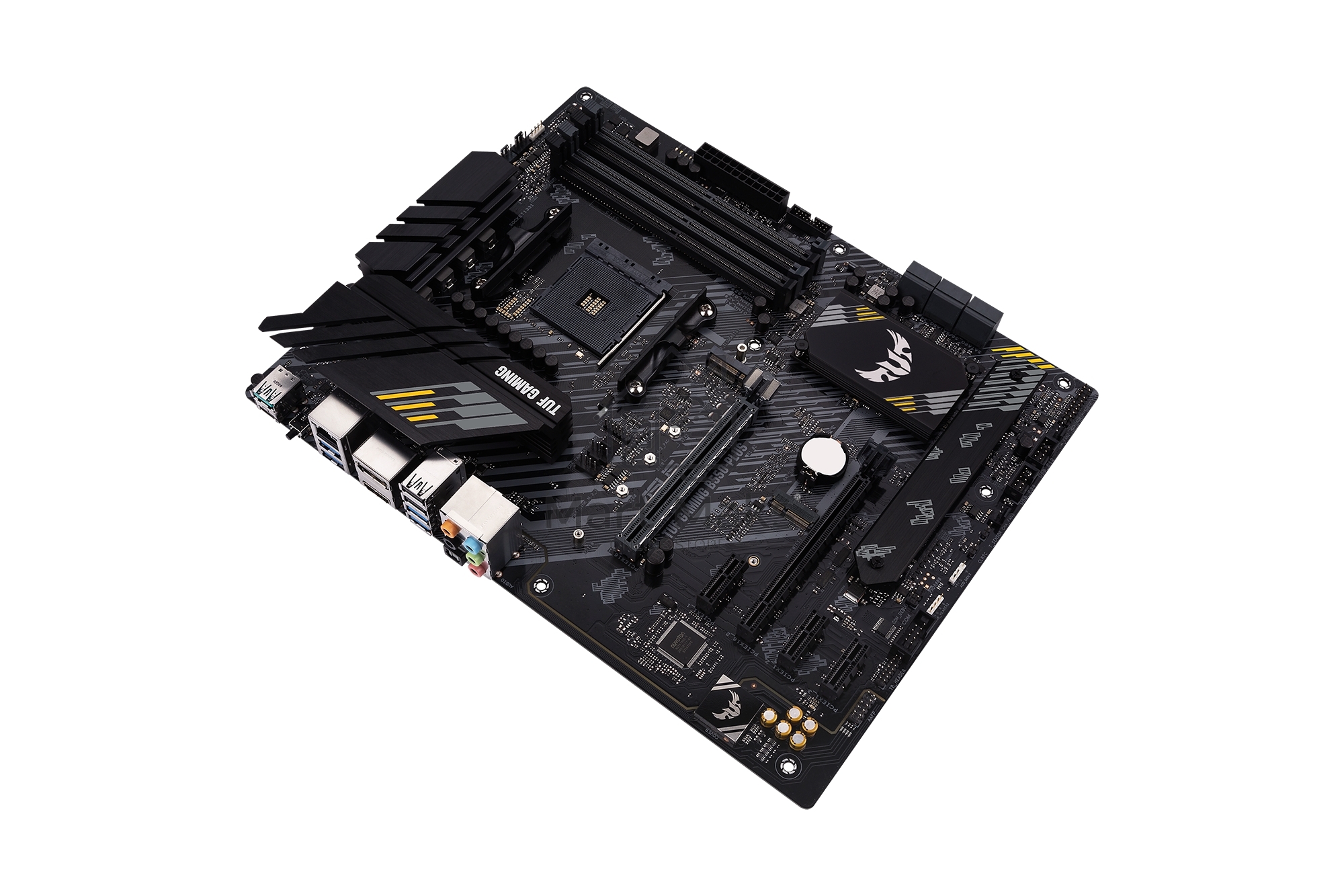 Материнская плата ASUS TUF GAMING B550-PLUS, AM4, AMD B550, 4xDDR4, 6xSATA, 2xM.2, 1xPCIe 4.0 x16, 1xPCIe 3.0 x16, 3xPCIe x1, 1xHDMI, 1xDP, 1x 2.5Gb LAN, 4xUSB-A 3.2 Gen 1, 1xUSB-A 3.2 Gen 2, 2xUSB-A 2.0, 1xUSB-C 3.2 Gen 2, 5x3.5 мм, 7.1, ATX
