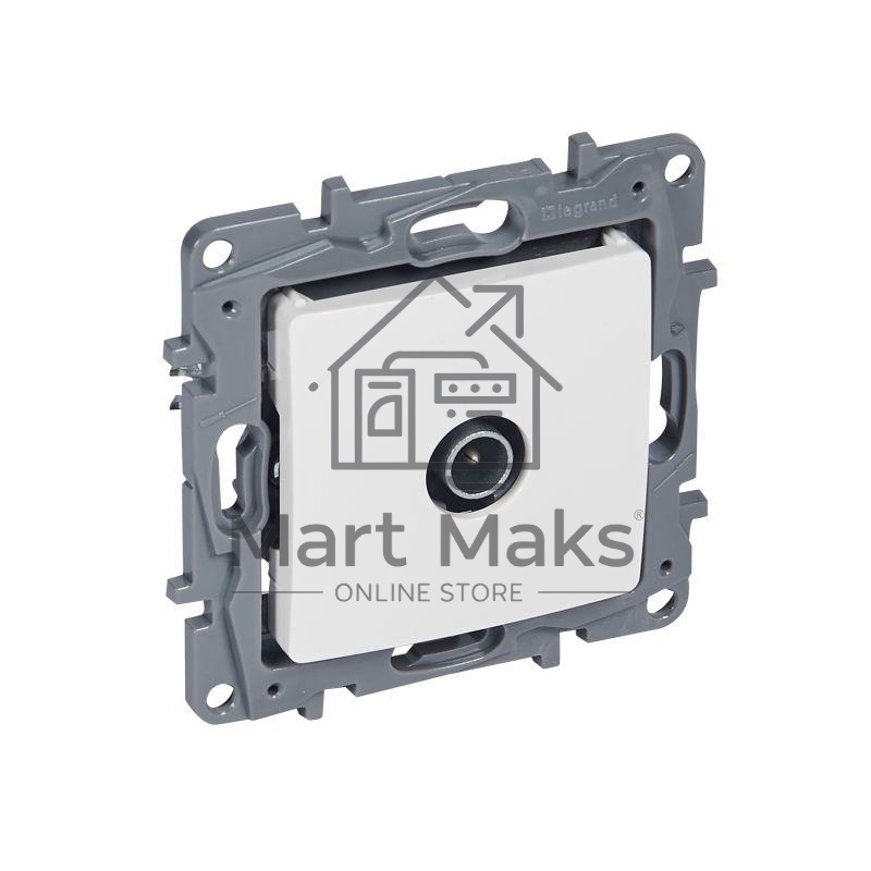 Механизм розетки LEGRAND 1066932tv etika plus 2дБ звезда бел. 672251