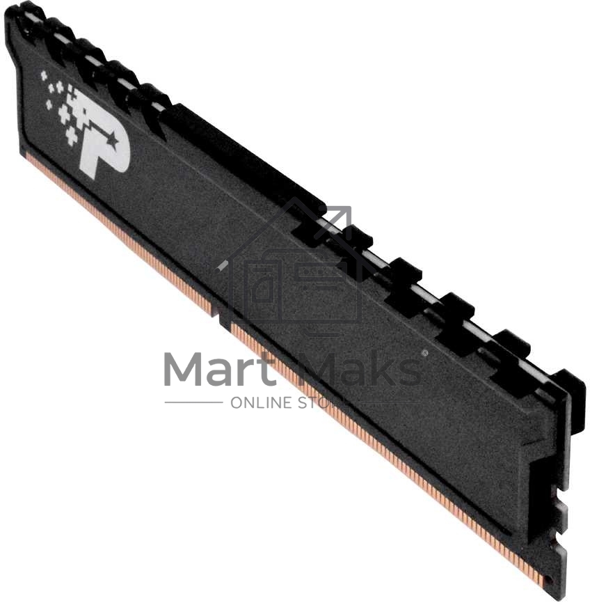 Оперативная память Patriot Signature Premium, DDR4, 4GB (1x4 GB), 2666 MHz, CL19, DIMM, радиатор, черный