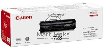 Картридж лазерный Canon 728 черный (2100 стр.) для Canon MF4410/4430/4450/4550/4570/4580