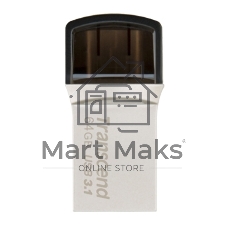 Флешка USB Transcend 64Gb JetFlash 890, USB Type-C, OTG ,Металл