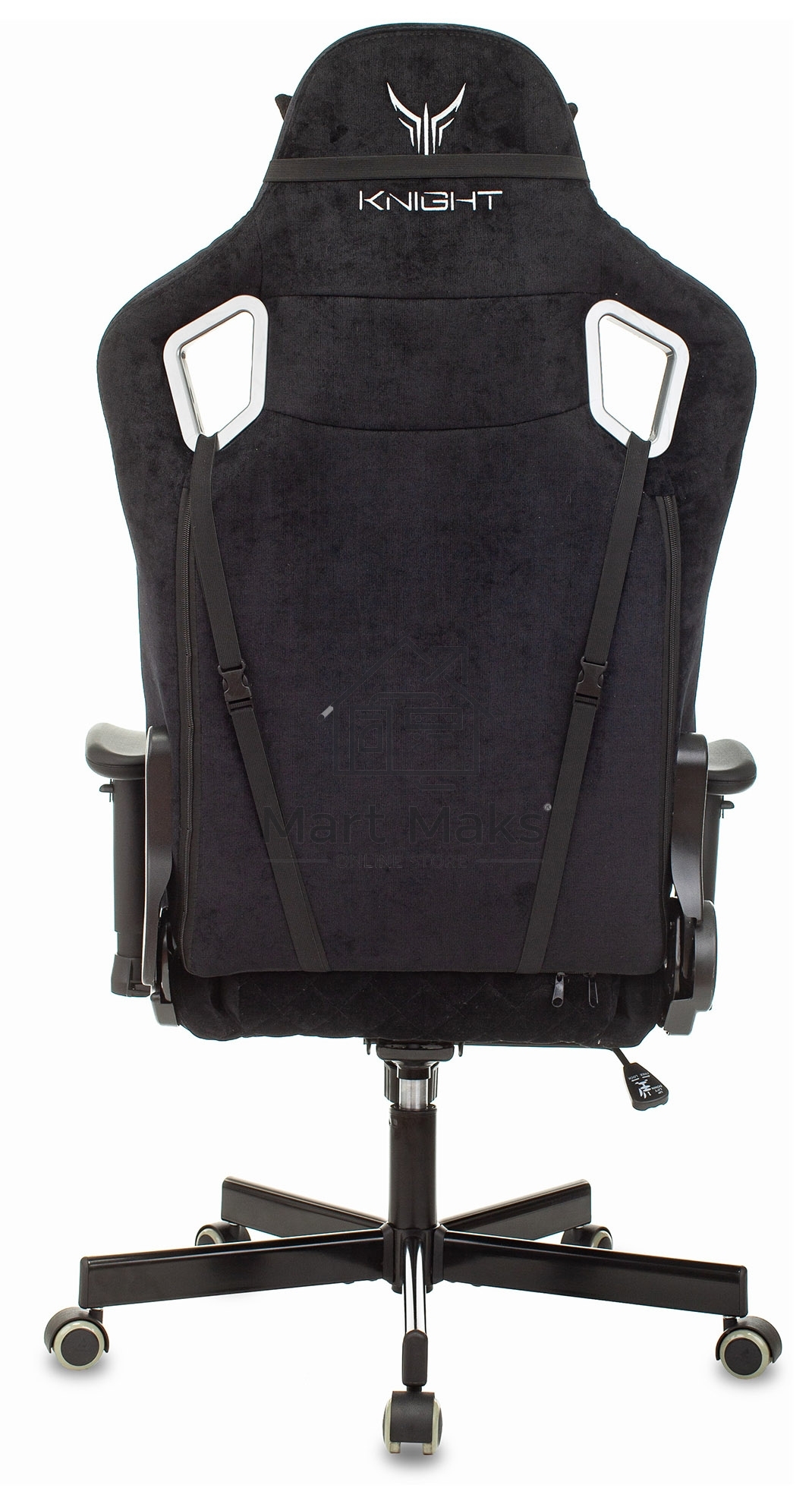 Кресло игровое Бюрократ Knight Outrider Light-20 черный с подголов. крестовина металл