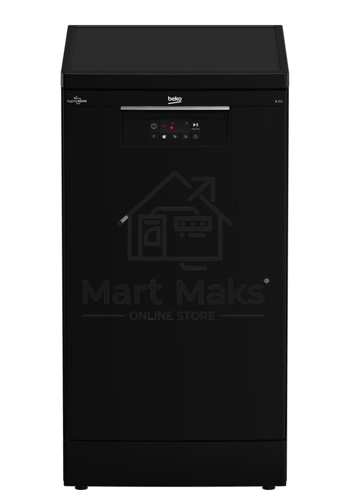 Посудомоечная машина Beko BDFS15020B, черная, 44.8 см, 10 компл., 49 дБ, класс A