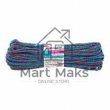 Шнур бельевой HomePalisad полипропиленовый с сердечником, 5 мм L 25 м, цветной