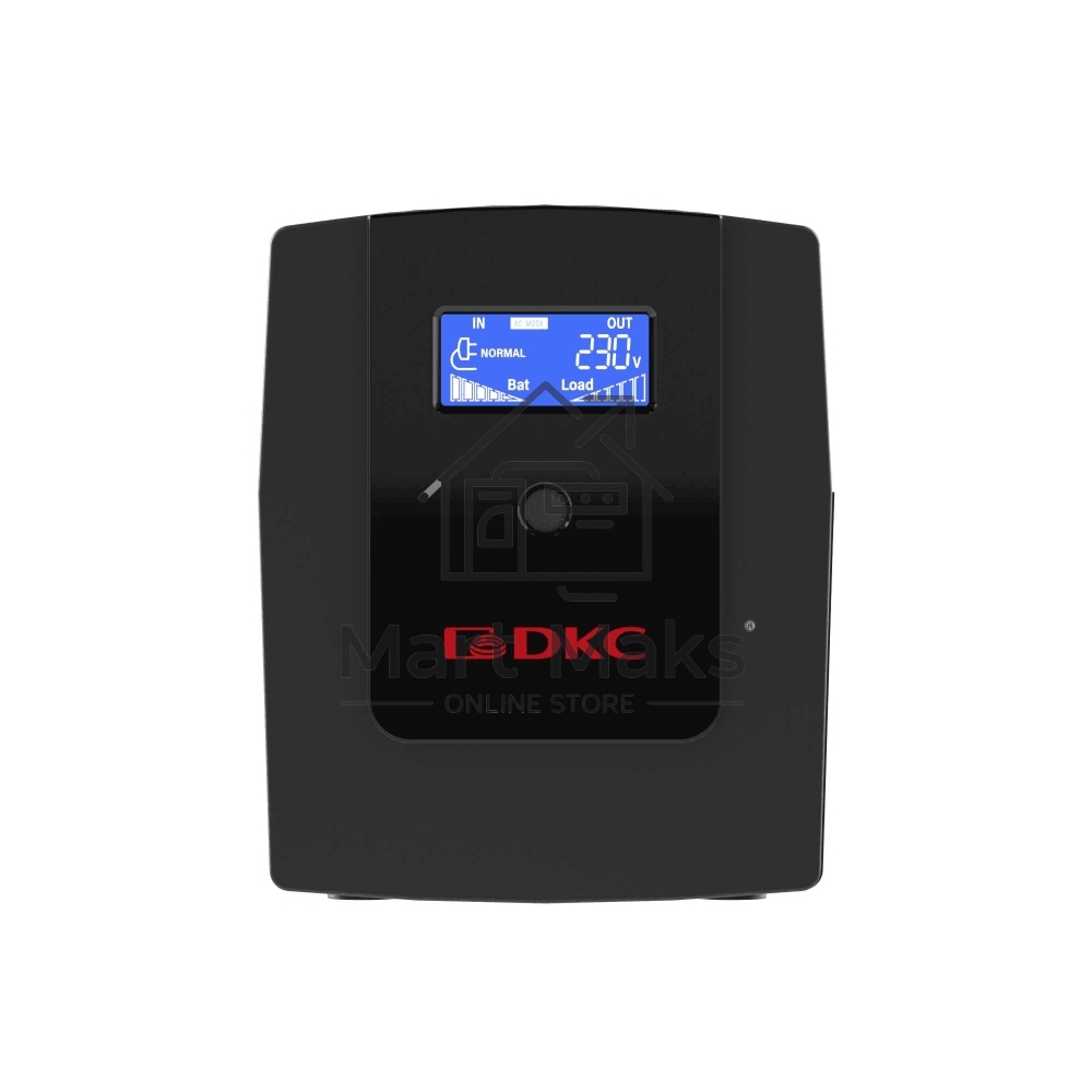 Источник бесперебойного питания ИБП Info LCD 1500В.А IEC C13 (4) USB + RJ45 DKC INFOLCD1500I