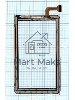 Сенсорное стекло (тачскрин) DEXP Ursus L370i черное