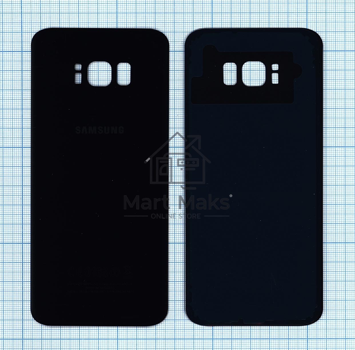 Задняя крышка для Samsung G955F Galaxy S8 Plus черный