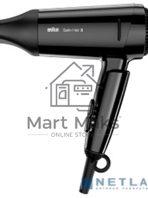 Фен Braun HD350 черный 1600Вт