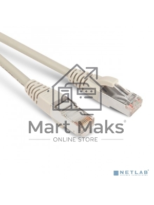 Патч-корд Hyperline F/UTP, экранированный, Cat.5e, LSZH, 10 м, серый PC-LPM-STP-RJ45-RJ45-C5e-10M-LSZH-GY