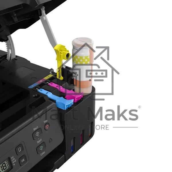 МФУ струйный Canon PIXMA G2470 (5804C009), A4, цветное, печ. 11 стр/мин (ч/б) 6 стр/мин (цвет), 4800x1200 dpi (печать) 600 x 1200 dpi (скан.), USB