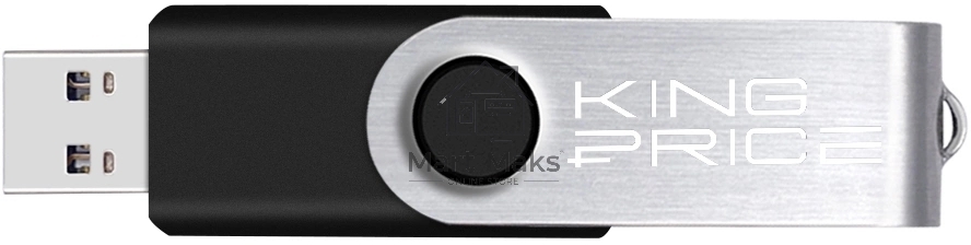 Флешка USB R/W KingPrice 8GB KPFD2 KPFD2A008ABK USB2.0 черный