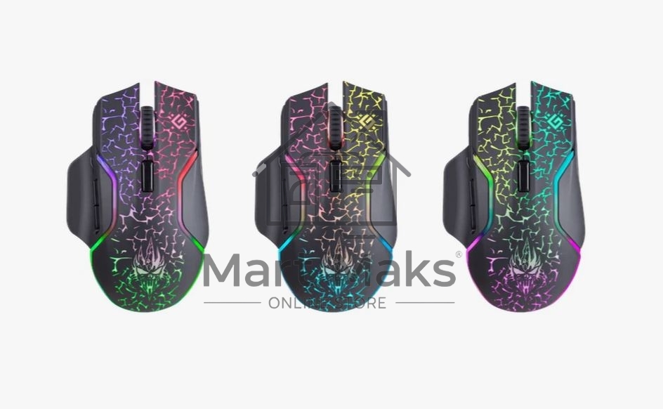 Мышь беспроводная Defender Oneshot GM-067 черный, 3200 dpi, радиоканал, USB, кнопки - 7
