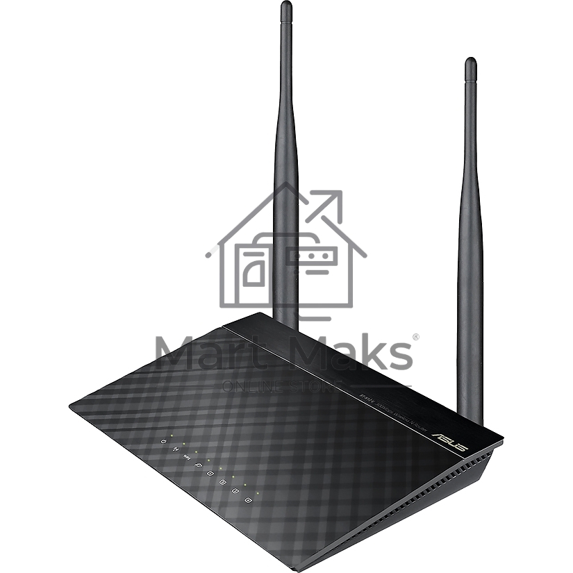 Сетевое оборудование ASUS RT-N12 E WiFi Router (RTL) 802.11b / g / n, 4UTP 10 / 100 Mbps, 1WAN, 300Mbps, 2x2dBi