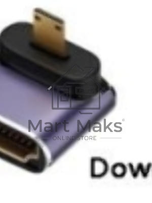 Переходник micro HDMI  на HDMI вниз