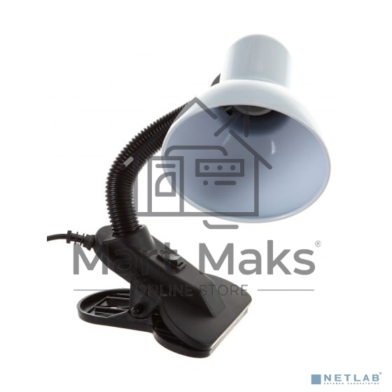 Светильник Ultraflash UF-320 C01 (12361) настольный на прищепке E27 белый 60Вт