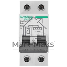Выключатель автоматический модульный 2п C 40А 4.5кА City9 Set 230В SE C9F34240
