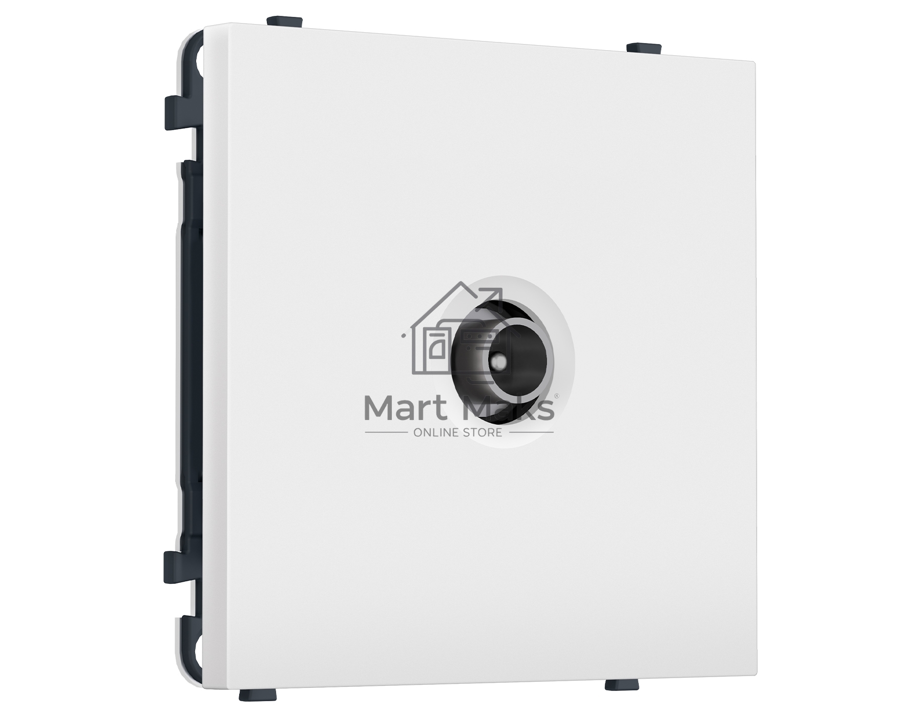 Комплект механизма TV розетки проходной SIGMA Белый матовый 5-1000 MHz 4dB QUANT PRO (SP1330, PR211)