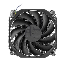 Кулер для процессора Foxline DB32i (125W, 4-pin PWM, 32mm, Al/Cu, 4x6mm, 1x90mm, 41.46CFM, 33dBA, 3400RPM, S: 1851/1700/1200/115X, Black)