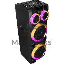 Колонка портативная Ural 23 черный 2000W 1.1 BT/3.5Jack/USB-C 15м 7000mAh (УРАЛ МОЛОТ 23)