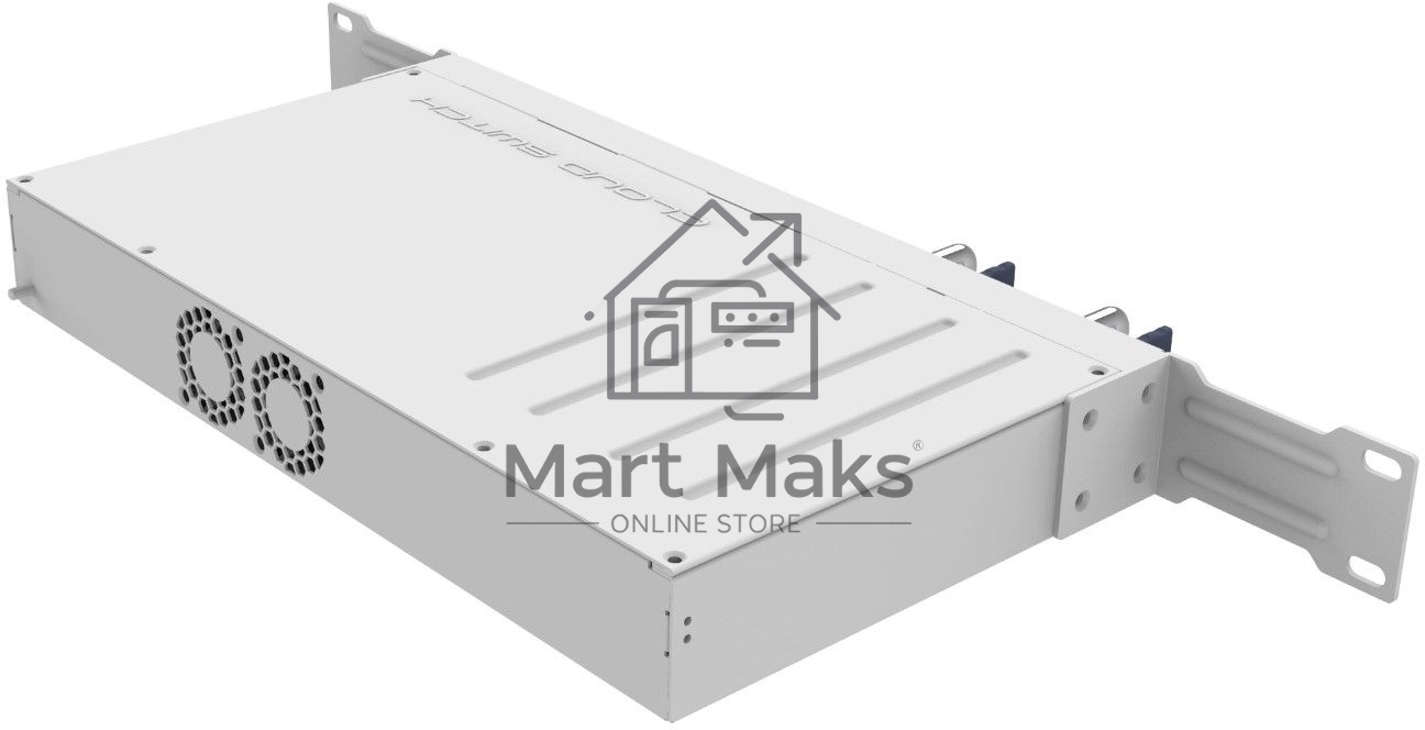 Коммутатор Mikrotik CRS504-4XQ-IN, 1x10Base-T/100Base-TX, 4xQSFP28, Switching capacity 800 Gbps