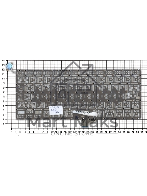 Клавиатура для ноутбука MacBook A1342 белый 13,3