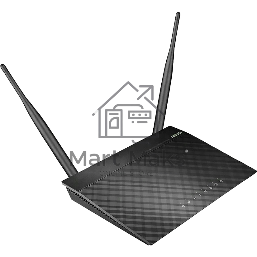 Сетевое оборудование ASUS RT-N12 E WiFi Router (RTL) 802.11b / g / n, 4UTP 10 / 100 Mbps, 1WAN, 300Mbps, 2x2dBi
