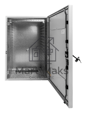 Шкаф уличный всепогодный настен. 15U (600х300), передняя дверь вент. (ШТВ-Н-15.6.3-4ААА)