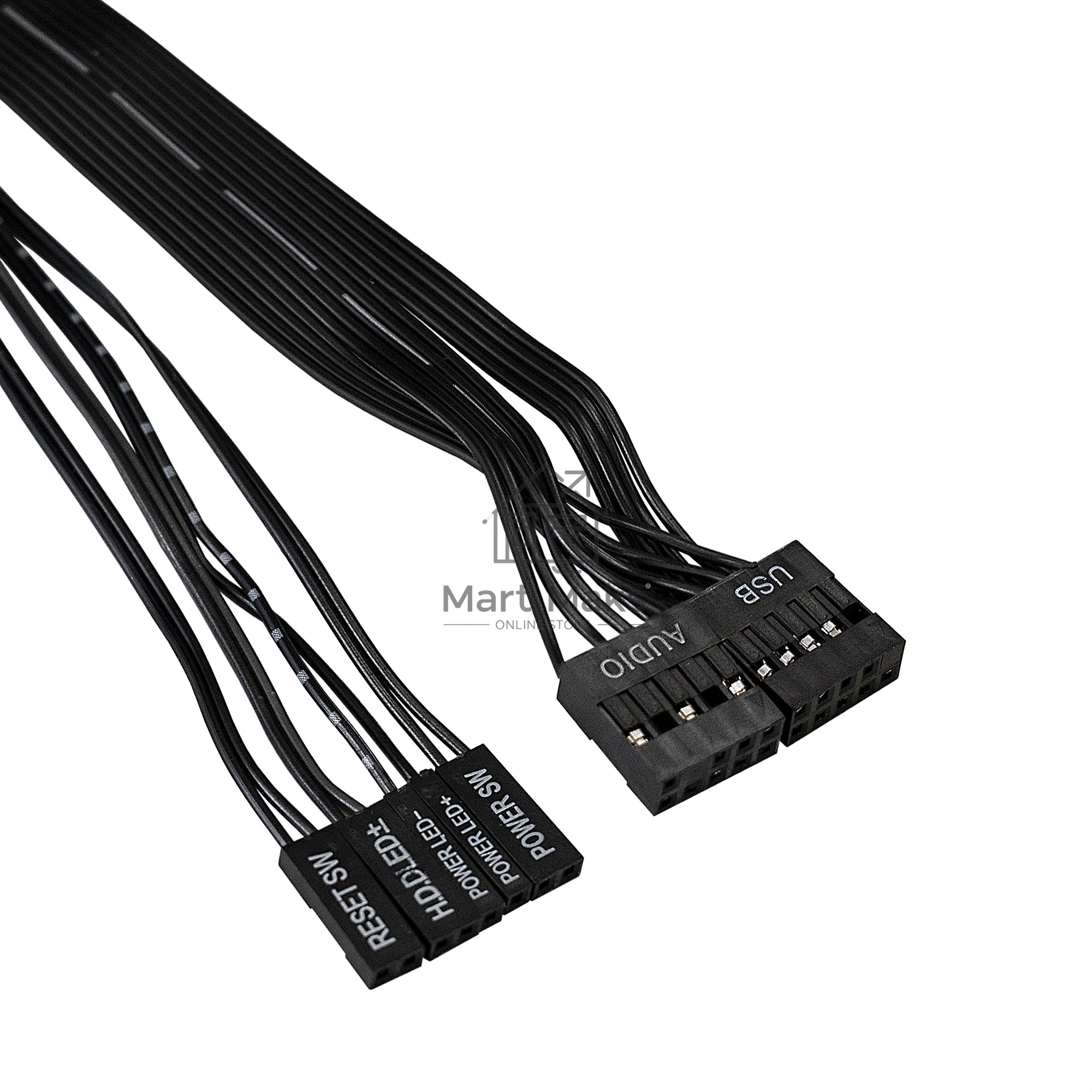 Компьютерный корпус Miditower ExeGate XP-329S-UNS500 (ATX, БП UNS500 с вент. 12см, 2*USB, аудио, черный)