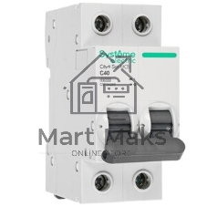 Выключатель автоматический модульный 2п C 40А 4.5кА City9 Set 230В SE C9F34240