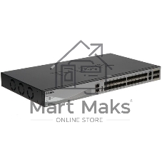 Коммутатор D-Link DGS-3130-30S/B1A, 24×1 Гбит/с SFP + 4×10 Гбит/с SFP+ + 2×10 Гбит/с Combo, управляемый