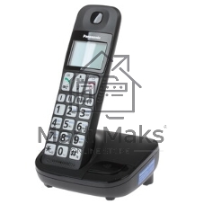 Телефон беспроводной (DECT) Panasonic KX-TGE110RUB черный АОН